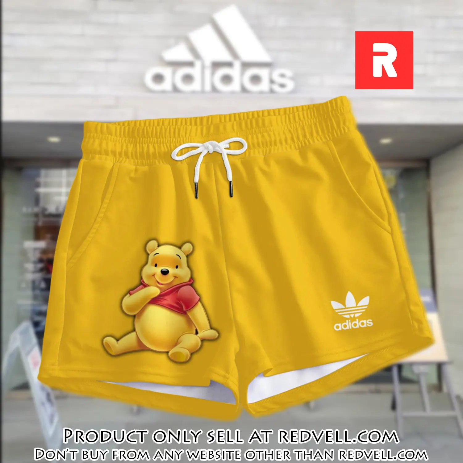 Premium winnie the pooh in adidas women shorts lady beach shorts wms1083 rv5557665